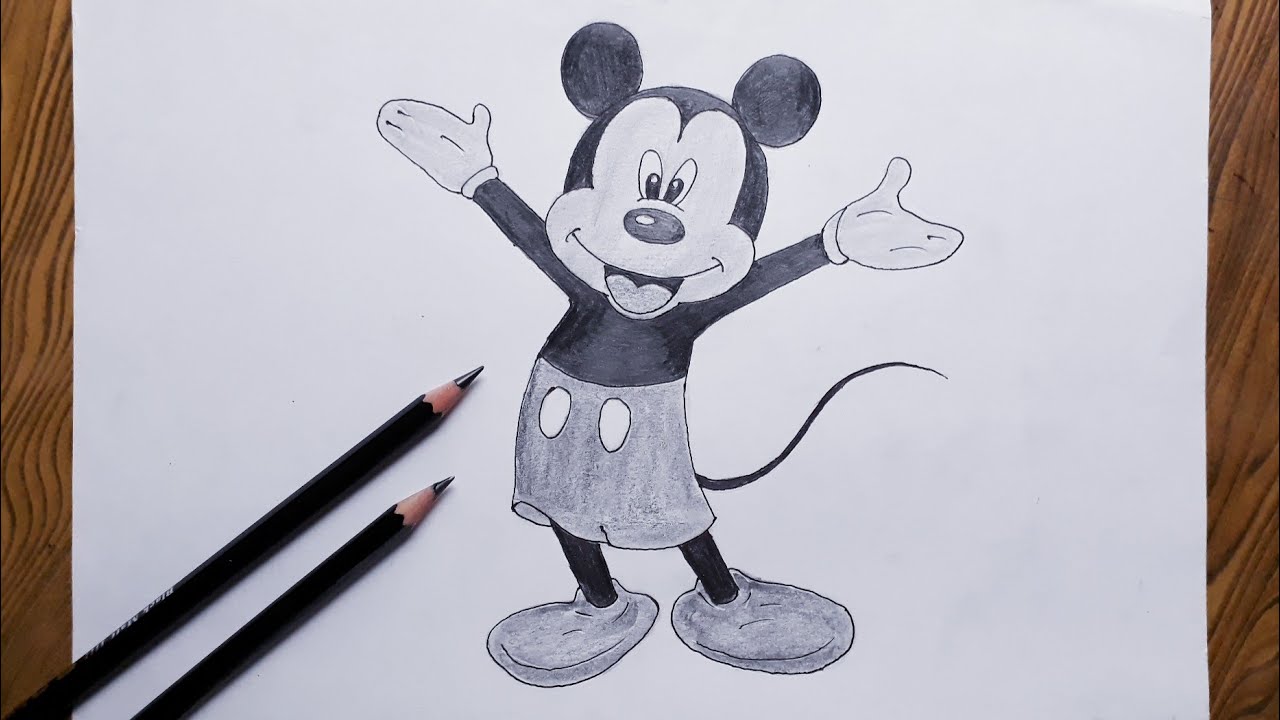 How to draw a Smiling Pencil Cartoon Character step by step - YouTube